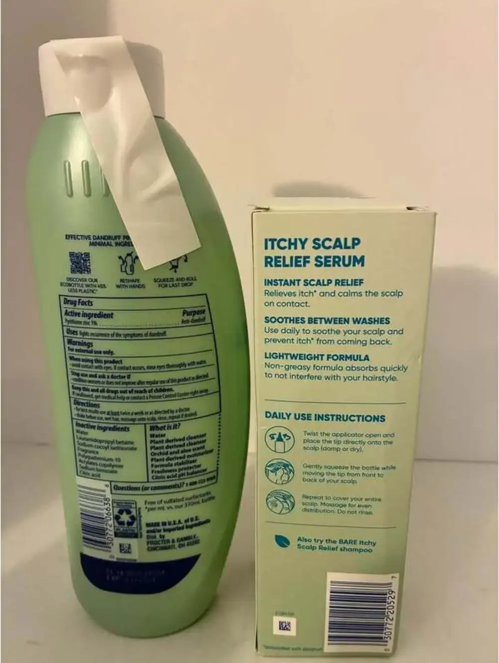 Head & Shoulders BARE Shampoo and Scalp Serum Set